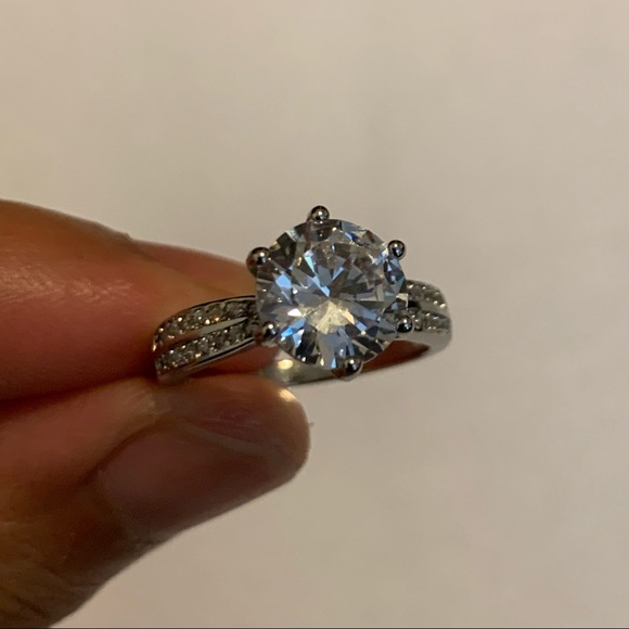 SOLD❗️3ct 925 Diamond Band Ring Size 7 - Picture 5 of 14